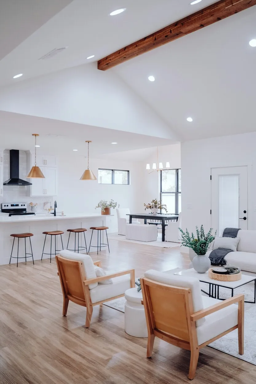 Modern home interior showcasing home remodeling services by The Aimer Group.